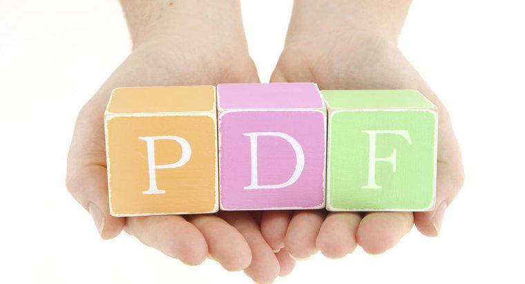Cosa significa PDF?