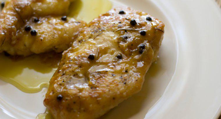 Ricette di pollo facile: foglio Pan Agrumi di pollo e verdure