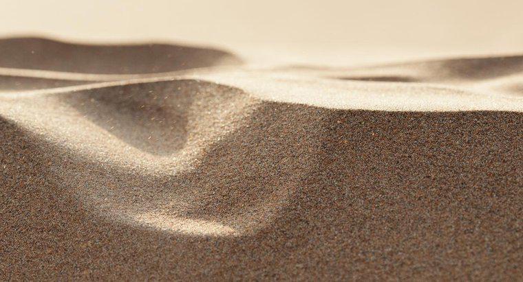 Quali sono le proprietà fisiche della sabbia?
