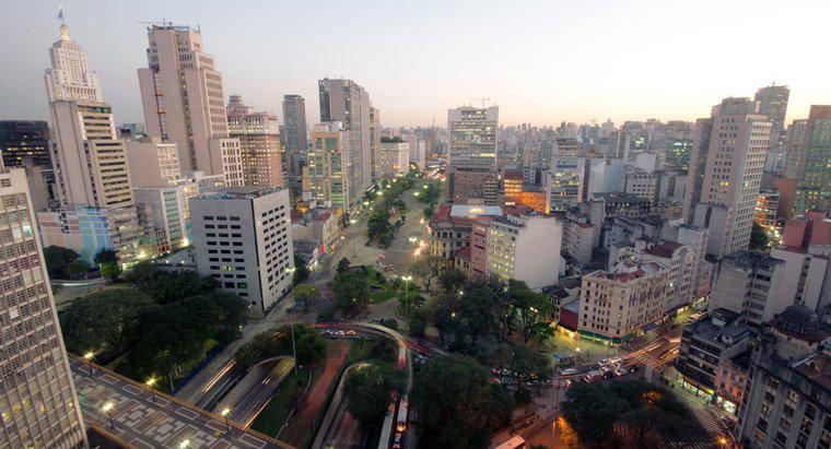 Quali sono le 3 città più grandi in Brasile?