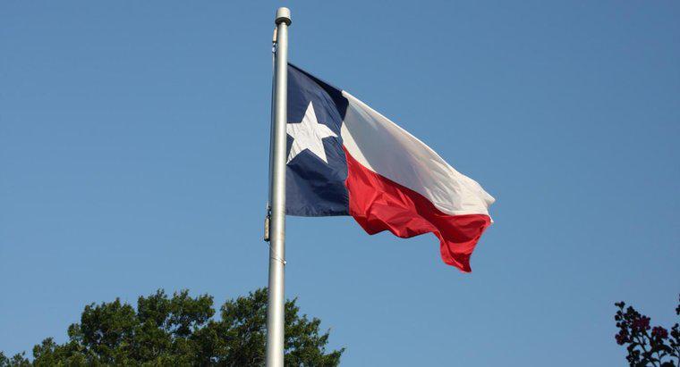 Qual è il modo corretto per salutare la bandiera del Texas?